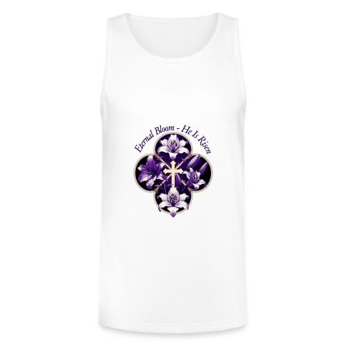 Easter Eternal Bloom Lily Crown T Shirt, Gift - Unisex Tri-Blend Organic Tank