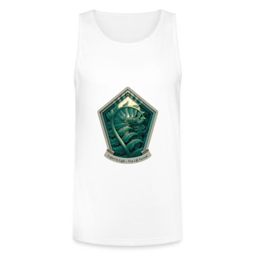 Easter Unfurl in Light Fern T Shirt, Spring Gift - Unisex Tri-Blend Organic Tank