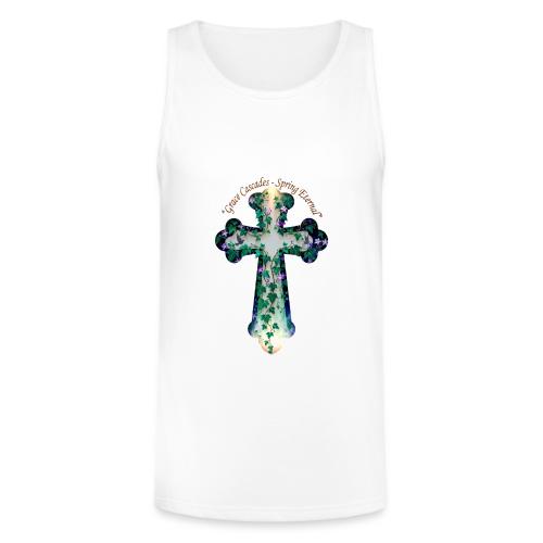 Easter Grace Cascades Eternal T Shirt, Mercy Gift - Unisex Tri-Blend Organic Tank