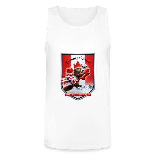 Canada Beaver Ascent T-Shirt, Canadian Pride Gift - Unisex Tri-Blend Organic Tank