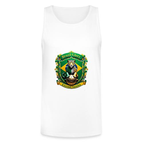 Brazil Jaguar Glory Tee, Brazilian Pride Gift - Unisex Tri-Blend Organic Tank