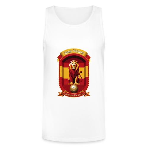 Spain Lion Victory T-Shirt, Flag Pride Crest Gift - Unisex Tri-Blend Organic Tank