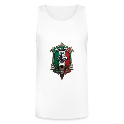 Italy heritage Wolf Fury Tee, Pride Badge Gift - Unisex Tri-Blend Organic Tank