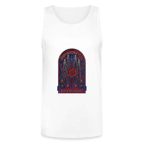 Barcelona Scarlet Pride T Shirt, Vibrant City Gift - Unisex Tri-Blend Organic Tank