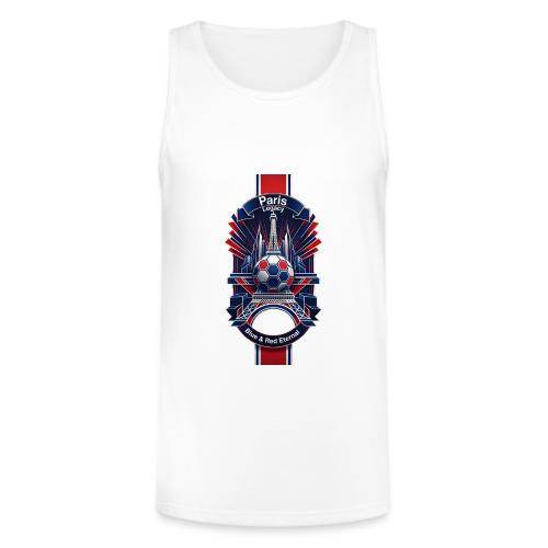 Paris Tower Legacy T Shirt, Soccer City Pride Gift - Unisex Tri-Blend Organic Tank