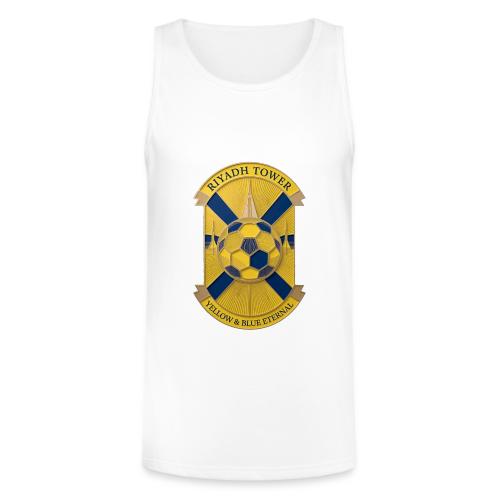 Riyadh Tower T Shirt, Football City Pride Gift - Unisex Tri-Blend Organic Tank