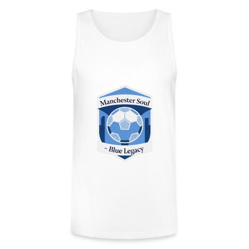 Manchester Soul Soccer City Emblem T Shirt, Gift - Unisex Tri-Blend Organic Tank