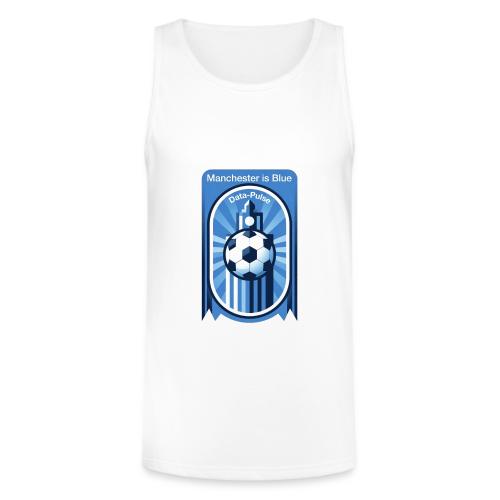 Manchester is Blue Soccer City T Shirt, Apparel - Unisex Tri-Blend Organic Tank