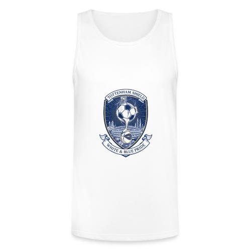 Iconic North London Soccer Emblem Art Print - Unisex Tri-Blend Organic Tank