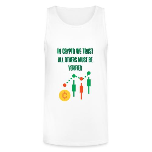 Sarcastic Bitcoin Investor T-shirt - Unisex Tri-Blend Organic Tank