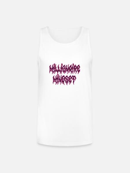 MM new logo - Unisex Tri-Blend Organic Tank - white