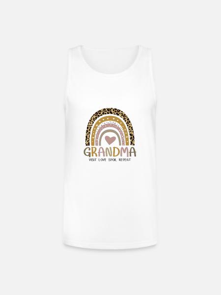 Grandma Day - Unisex Tri-Blend Organic Tank - white