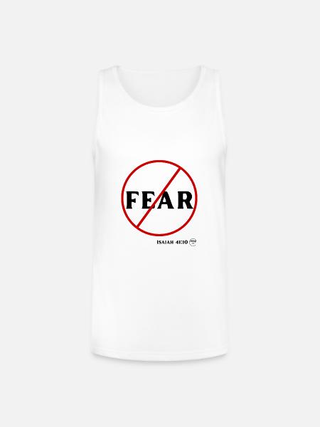 Do Not Fear - Unisex Tri-Blend Organic Tank - white