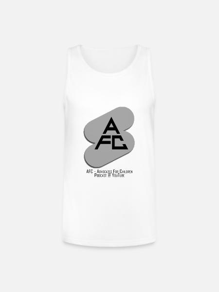 AFC Flash Gray Sign - Unisex Tri-Blend Organic Tank - white