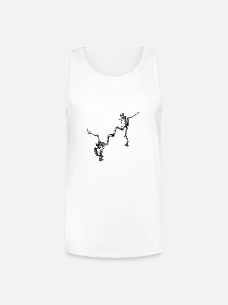 Freefly - Unisex Tri-Blend Organic Tank - white