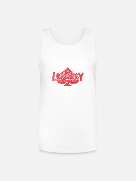 Lucky Spade - Unisex Tri-Blend Organic Tank - white
