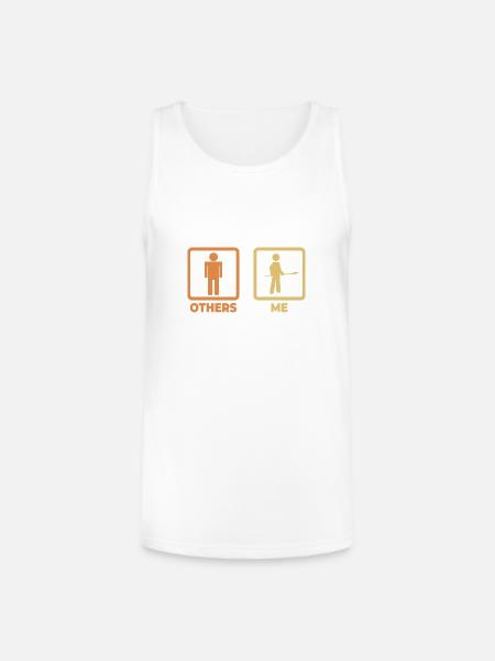 Me as a Baker - Unisex Tri-Blend Organic Tank - white