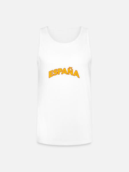 España 5 - Unisex Tri-Blend Organic Tank - white