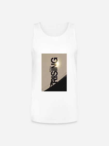 Still Drawing Climber - Unisex Tri-Blend Organic Tank - white