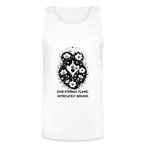 Eternal Flame of Embrace T-Shirt - Unisex Tri-Blend Organic Tank