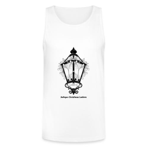 Antique Christmas Lantern T-Shirt - Unisex Tri-Blend Organic Tank