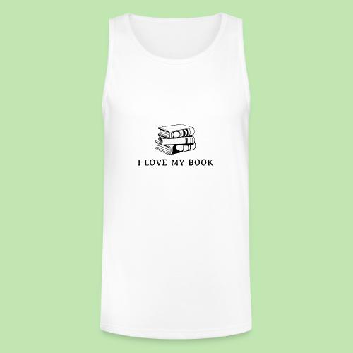 I love my book t-shirt - Unisex Tri-Blend Organic Tank