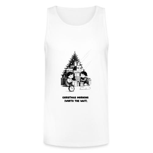 Christmas Morning T-Shirt | Minimalist Kids Gifts - Unisex Tri-Blend Organic Tank