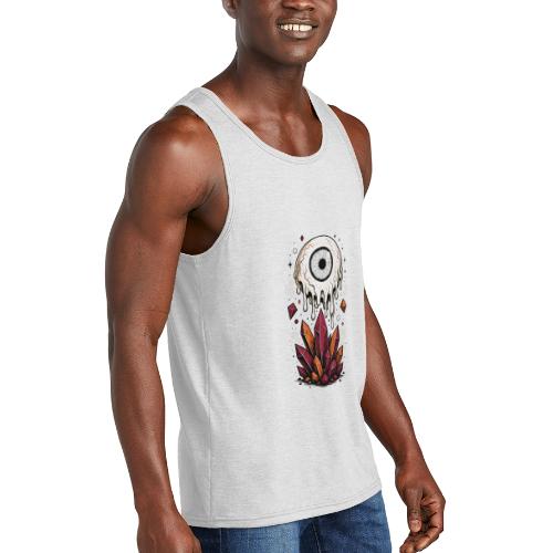 Melting Eyeball - Unisex Tri-Blend Organic Tank