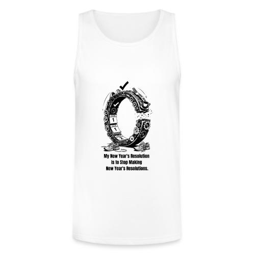 The Resolution Loop - Sarcastic New Year's T-Shirt - Unisex Tri-Blend Organic Tank
