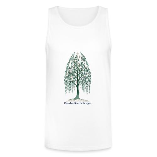 Easter Branches Bow Willow T Shirt, Easter Gift - Unisex Tri-Blend Organic Tank