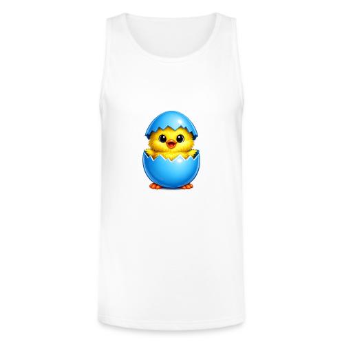 Easter Chick Blue - Unisex Tri-Blend Organic Tank