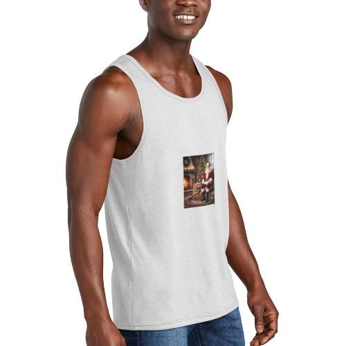 Santa Claus - Unisex Tri-Blend Organic Tank
