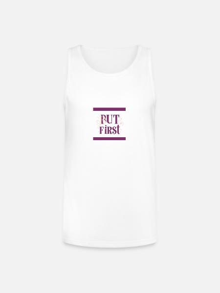 Whimsical - Unisex Tri-Blend Organic Tank - white