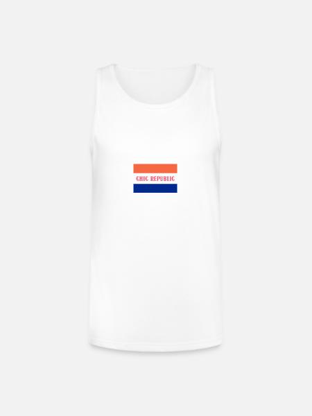 Chic-Republic Design - Unisex Tri-Blend Organic Tank - white