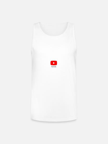 Youtube - Unisex Tri-Blend Organic Tank - white