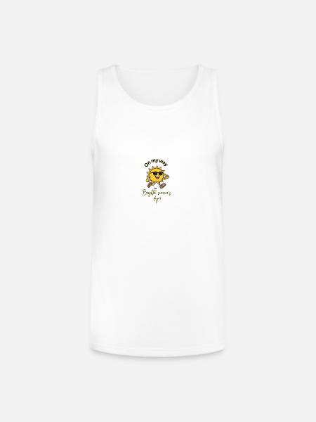 Sunkissed - Unisex Tri-Blend Organic Tank - white