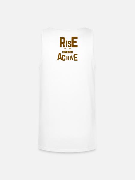 Visionary Ambition - Unisex Tri-Blend Organic Tank - white