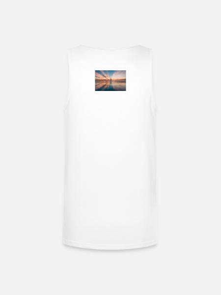 comfy merchant - Unisex Tri-Blend Organic Tank - white