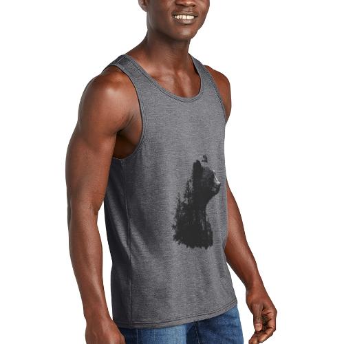 Forest Within the Bear - Unisex Tri-Blend Organic Tank