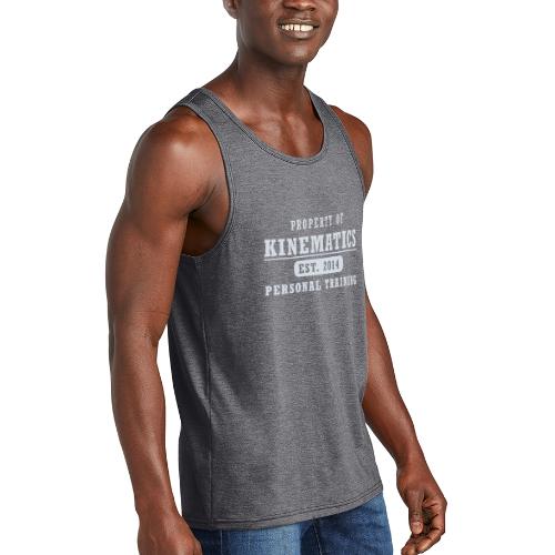 Property of light gray - Unisex Tri-Blend Organic Tank
