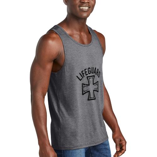 Lifeguard Cross Emblem - Unisex Tri-Blend Organic Tank