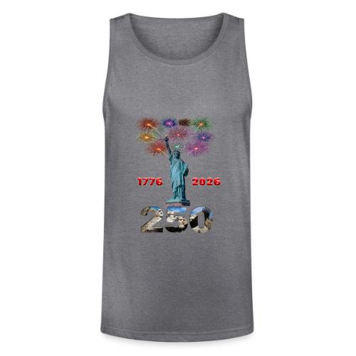 1776 - 2026 | 250 Years USA | Fireworks - Unisex Tri-Blend Organic Tank