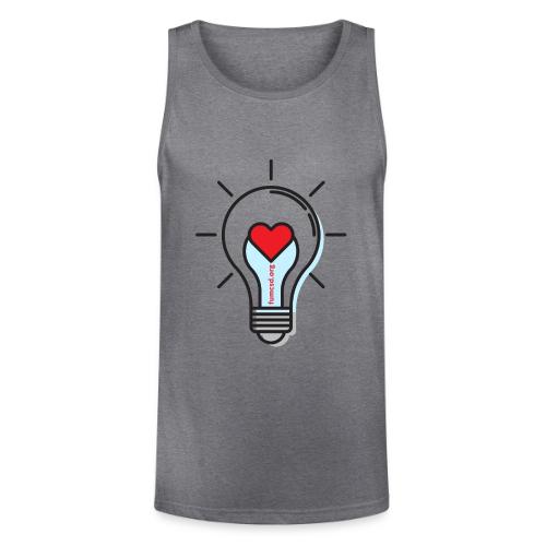 FUMCSD Heart Light Bulb - Unisex Tri-Blend Organic Tank