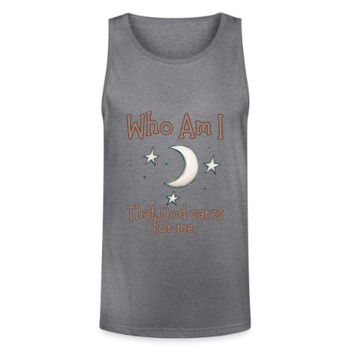 Who Am I that God cares for me - Unisex Tri-Blend Organic Tank