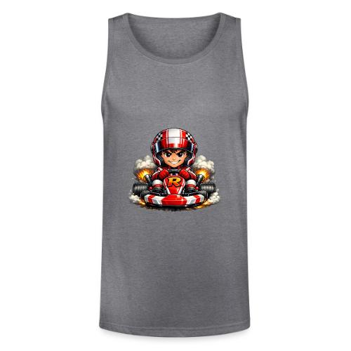 Carcadelogoracerfront - Unisex Tri-Blend Organic Tank