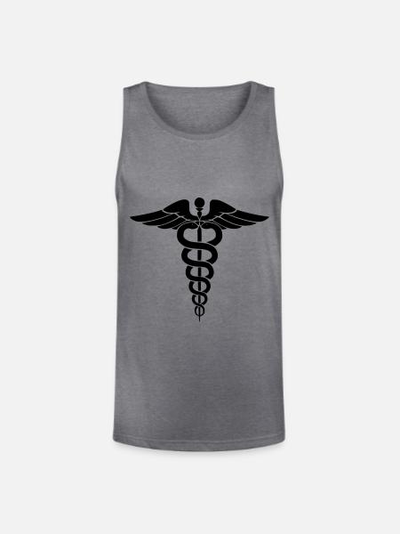 medical - Unisex Tri-Blend Organic Tank - heather gray