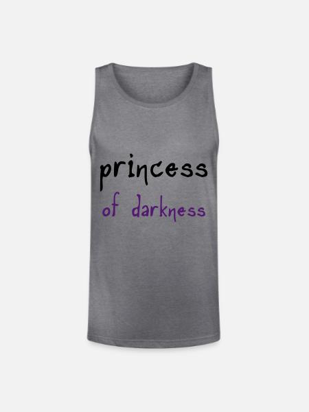 Princess of Darkness - Unisex Tri-Blend Organic Tank - heather gray