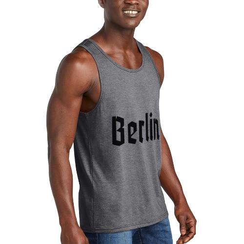 BERLIN Fraktur Font - Unisex Tri-Blend Organic Tank