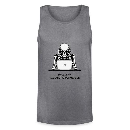 My Anxiety Has a Bone to Pick With Me T-Shirt - Unisex Tri-Blend Organic Tank
