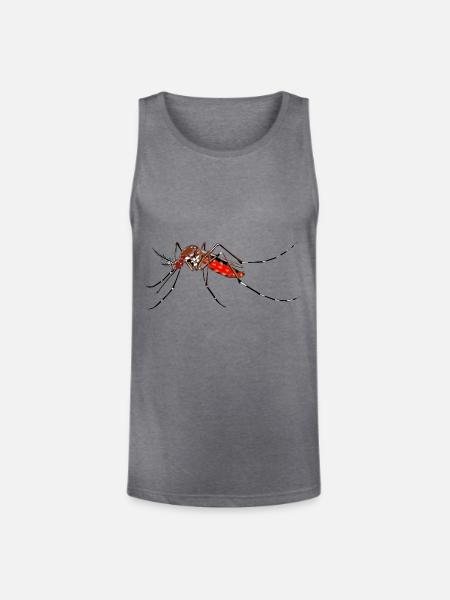 mosquito - Unisex Tri-Blend Organic Tank - heather gray